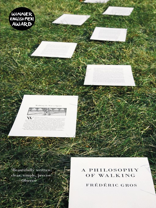 Title details for A Philosophy of Walking by Frederic Gros - Wait list
